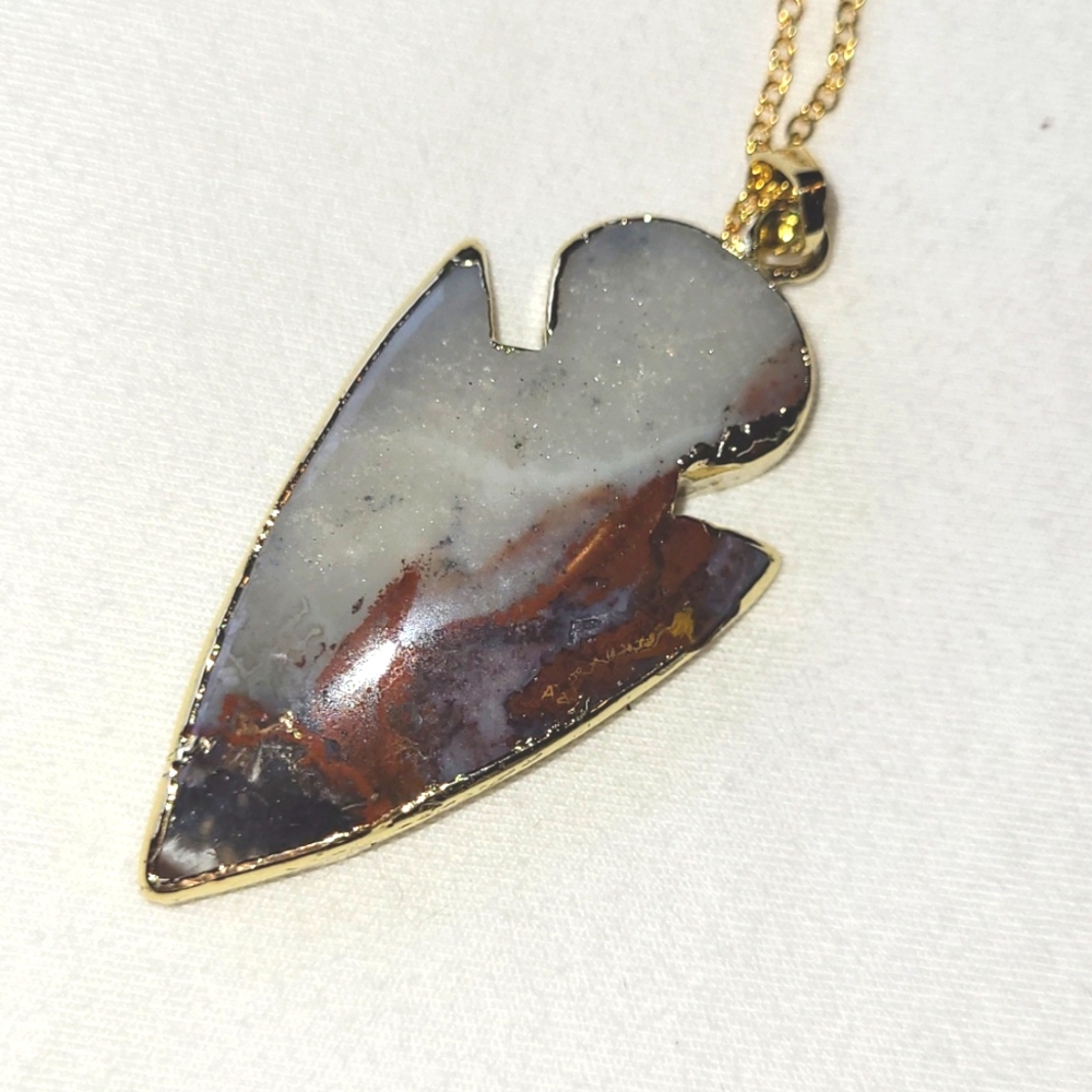 Agate Long Necklace